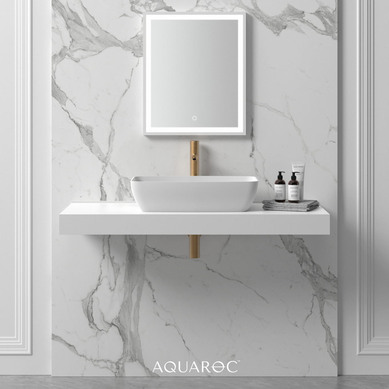 Cielo Solid Surface Stone Resin Counter Top Basin 580