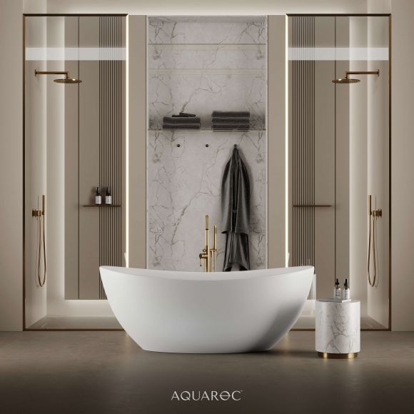 Soller Solid Surface Stone Resin Freestanding Bath 1630