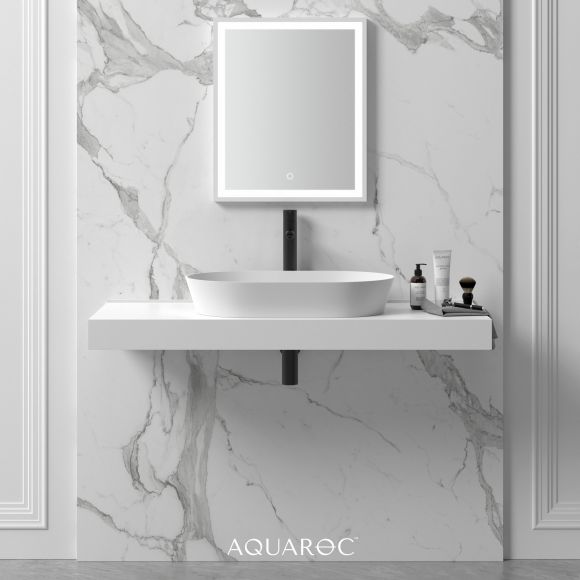 Aquarius Solid Surface Stone Resin Counter Top Basin 650