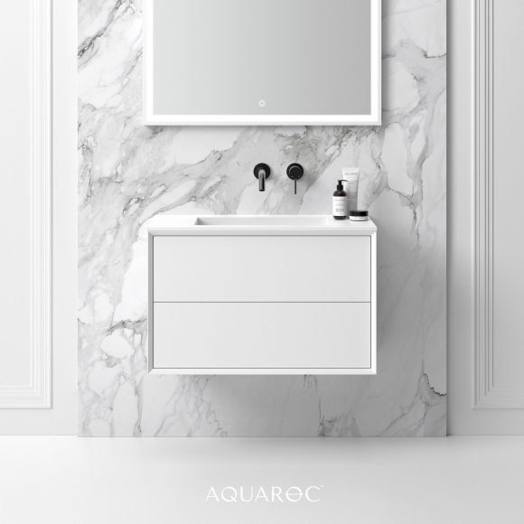 Puro Bathroom Vanity Unit Matte White 800