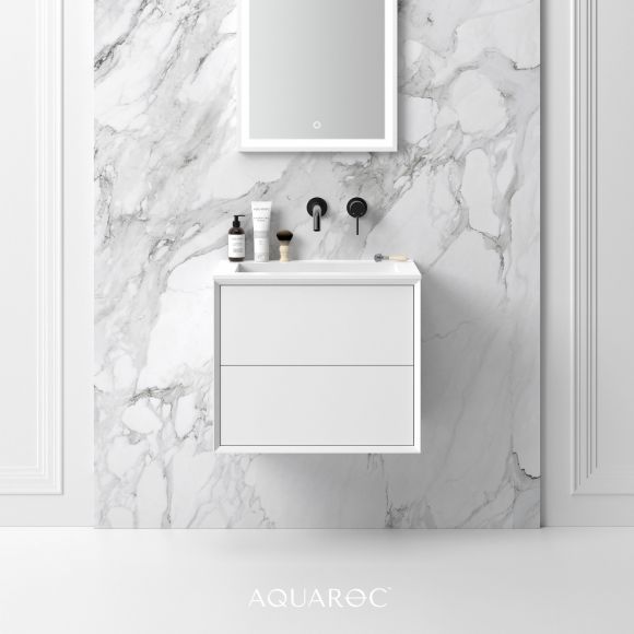 Puro Bathroom Vanity Unit Matte White 600