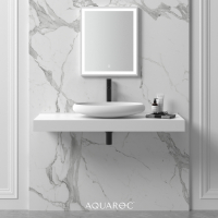 Camellia Solid Surface Stone Resin Counter Top Basin 600