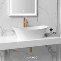 Mayfair Solid Surface Stone Resin Counter Top Basin 580