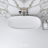 Florence Solid Surface Stone Resin Freestanding Bath 1600