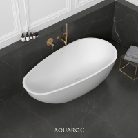 Uovo Solid Surface Stone Resin Freestanding Bath 1700