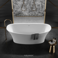Mayfair Solid Surface Stone Resin Freestanding Bath 1700