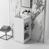 Kudos Solid Surface Stone Resin Freestanding Basin 420