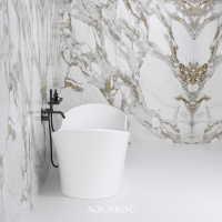 Marquis Solid Surface Stone Resin Freestanding Bath 1750