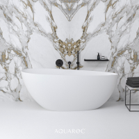 Dove Solid Surface Stone Resin Freestanding Bath 1600