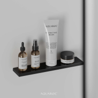 Enzo Solid Surface Stone Resin Matte Black Freestanding Bath 1650