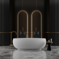 Camellia Solid Surface Stone Resin Freestanding Bath 1700