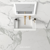 Mode Solid Surface Stone Resin Wall Hung Basin 600