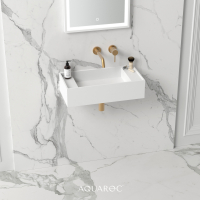 Mode Solid Surface Stone Resin Wall Hung Basin 600