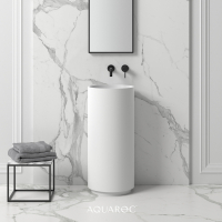 Circolo Solid Surface Stone Resin Freestanding Basin 400