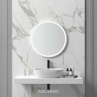 Allure Solid Surface Stone Resin Backlit & Demister Mirror 700