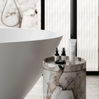 Zenith Solid Surface Stone Resin Freestanding Bath 1750