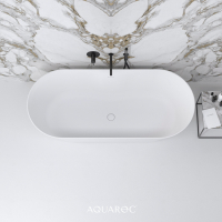 Aquarius Solid Surface Stone Resin Freestanding Bath 1700