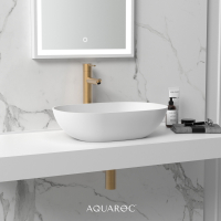 Florence Solid Surface Stone Resin Counter Top Basin 500