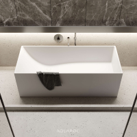 Kudos Solid Surface Stone Resin Freestanding Bath 1700