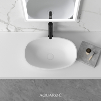 Aria Solid Surface Stone Resin Counter Top Basin 530