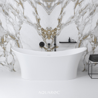 Marquis Solid Surface Stone Resin Freestanding Bath 1750