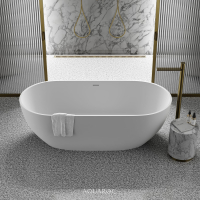 Rivera Solid Surface Stone Resin Freestanding Bath 1690