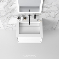 Puro Bathroom Vanity Unit Matte White 600