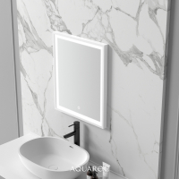 Allure Solid Surface Stone Resin Backlit & Demister Mirror 500