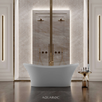 Marquis Solid Surface Stone Resin Freestanding Bath 1750
