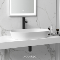 Aquarius Solid Surface Stone Resin Counter Top Basin 650