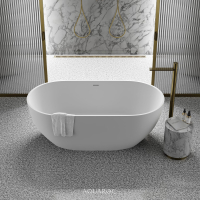Rivera Solid Surface Stone Resin Freestanding Bath 1500
