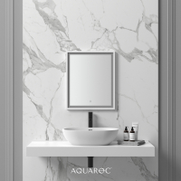 Allure Solid Surface Stone Resin Backlit & Demister Mirror 500