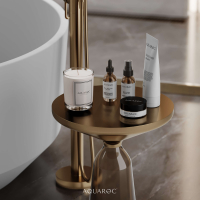 Bellagio Solid Surface Stone Resin Freestanding Round Bath D1350