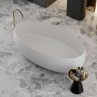 Camellia Solid Surface Stone Resin Freestanding Bath 1700