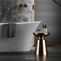 Mayfair Solid Surface Stone Resin Freestanding Bath 1700