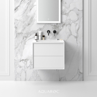 Puro Bathroom Vanity Unit Matte White 600